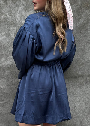 Aureum Utility Mini Dress | Navy
