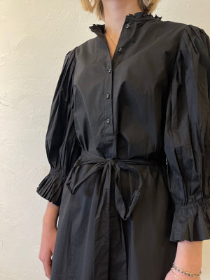 Sincerely Ours Let’s Dance Poplin Mini Dress | Black