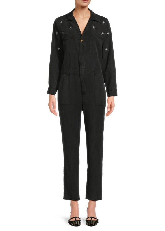 Vintage Havana Seeing Stars Black Jumpsuit
