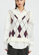 Jacquie The Label Adriel Top | Off White