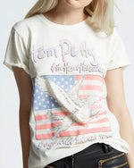 Recycled Karma Tom Petty Dogs With Wings Tee | Pearl