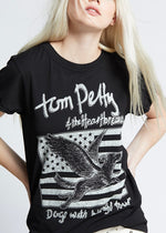Recycled Karma Tom Petty Dogs With Wings Tour Tee | Black