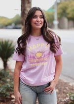 Jadelynn Brooke Happy To Be Here Tee | Lilac