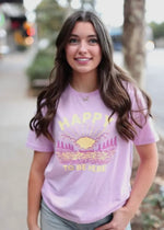 Jadelynn Brooke Happy To Be Here Tee | Lilac