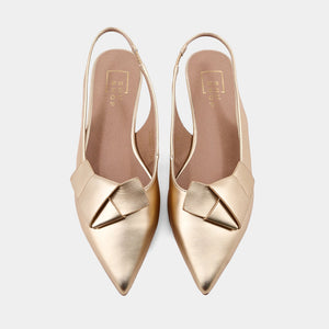 SHUSHOP Audrey Flat | Gold