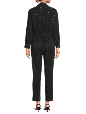 Vintage Havana Seeing Stars Black Jumpsuit