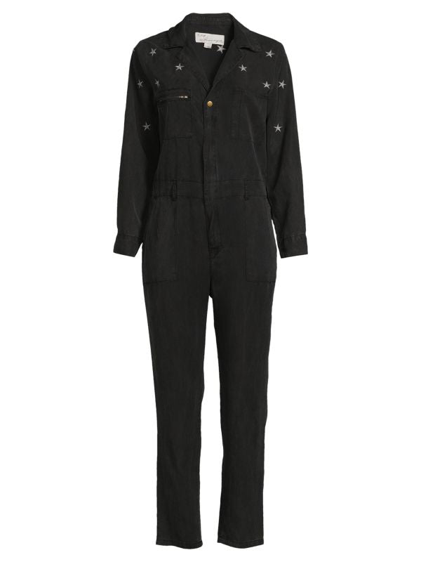 Vintage Havana Seeing Stars Black Jumpsuit
