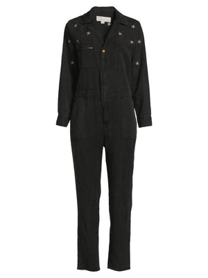Vintage Havana Seeing Stars Black Jumpsuit