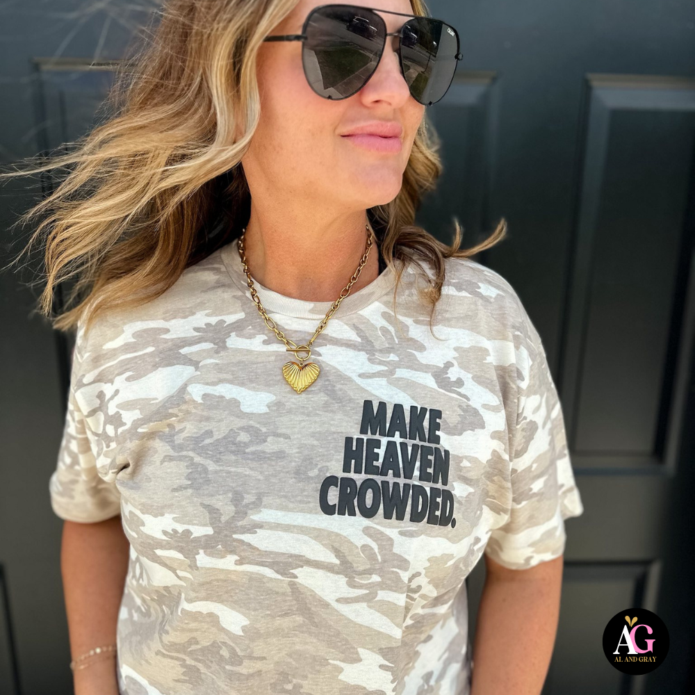 Make Heaven Crowded Tee | Camo