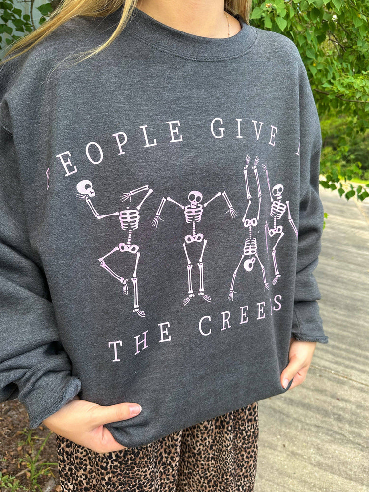 People Give me the Creeps Sweatshirt | Gray