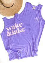 Wake & Lake Tank | Purple