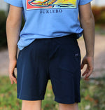 Burlebo Youth Parrot Pocket Shorts | Navy