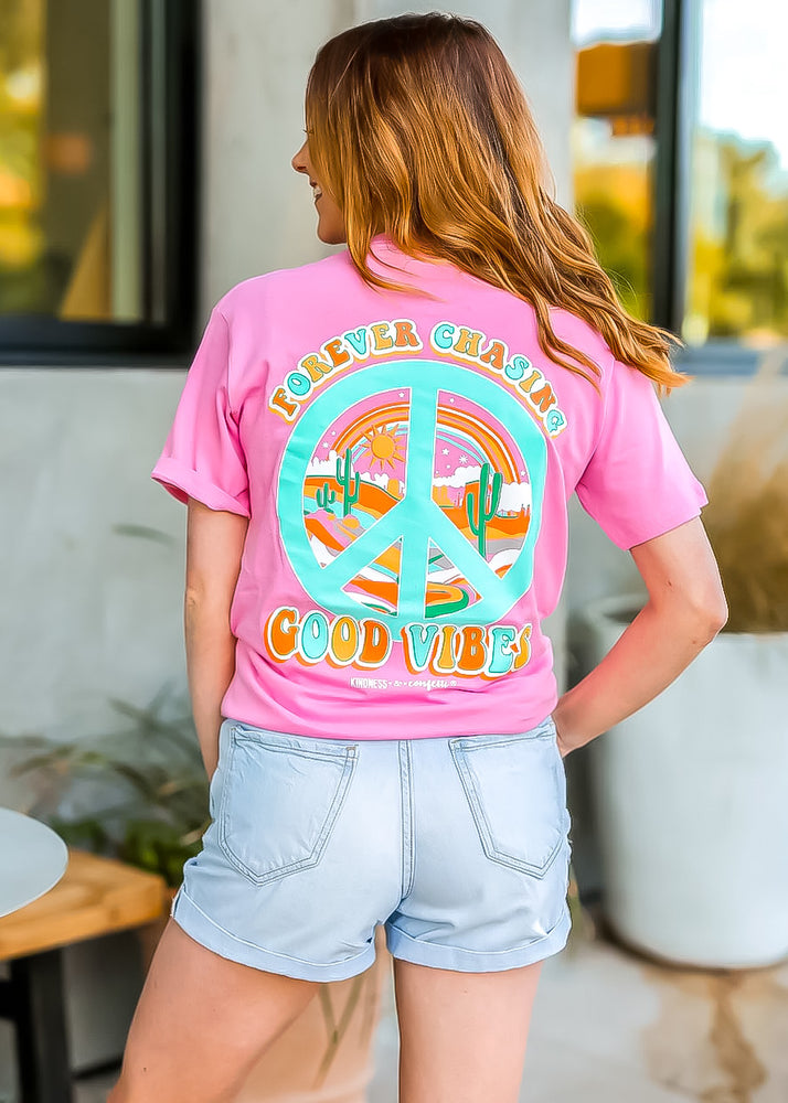 
            
                Load image into Gallery viewer, Forever Chasing Good Vibes Tee
            
        