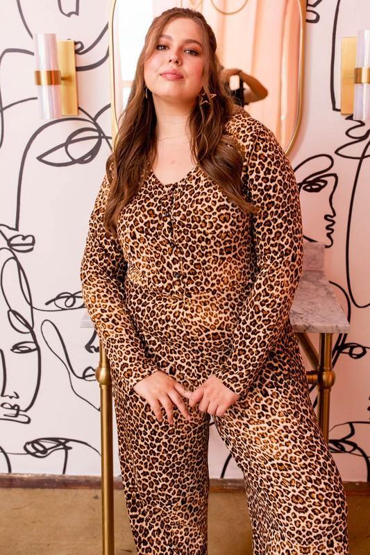 CURVY GO YOUR ON WAY JUMPER | LEOPARD - shopbellabird