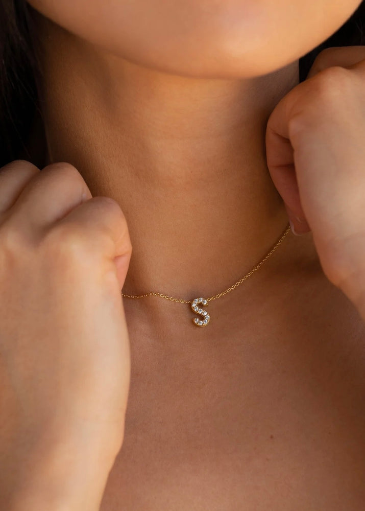 
            
                Load image into Gallery viewer, Kinsey Design Lux Initial Necklace
            
        